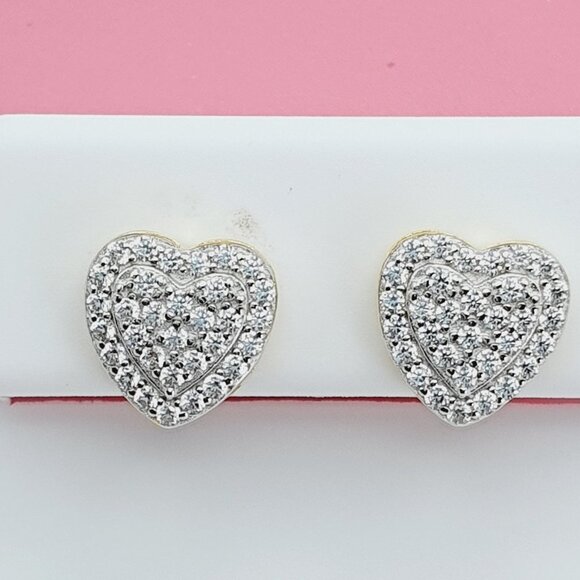 "925 Sterling Silver Cubic Zirconia Earrings, U19254614 - Picture 3 of 10